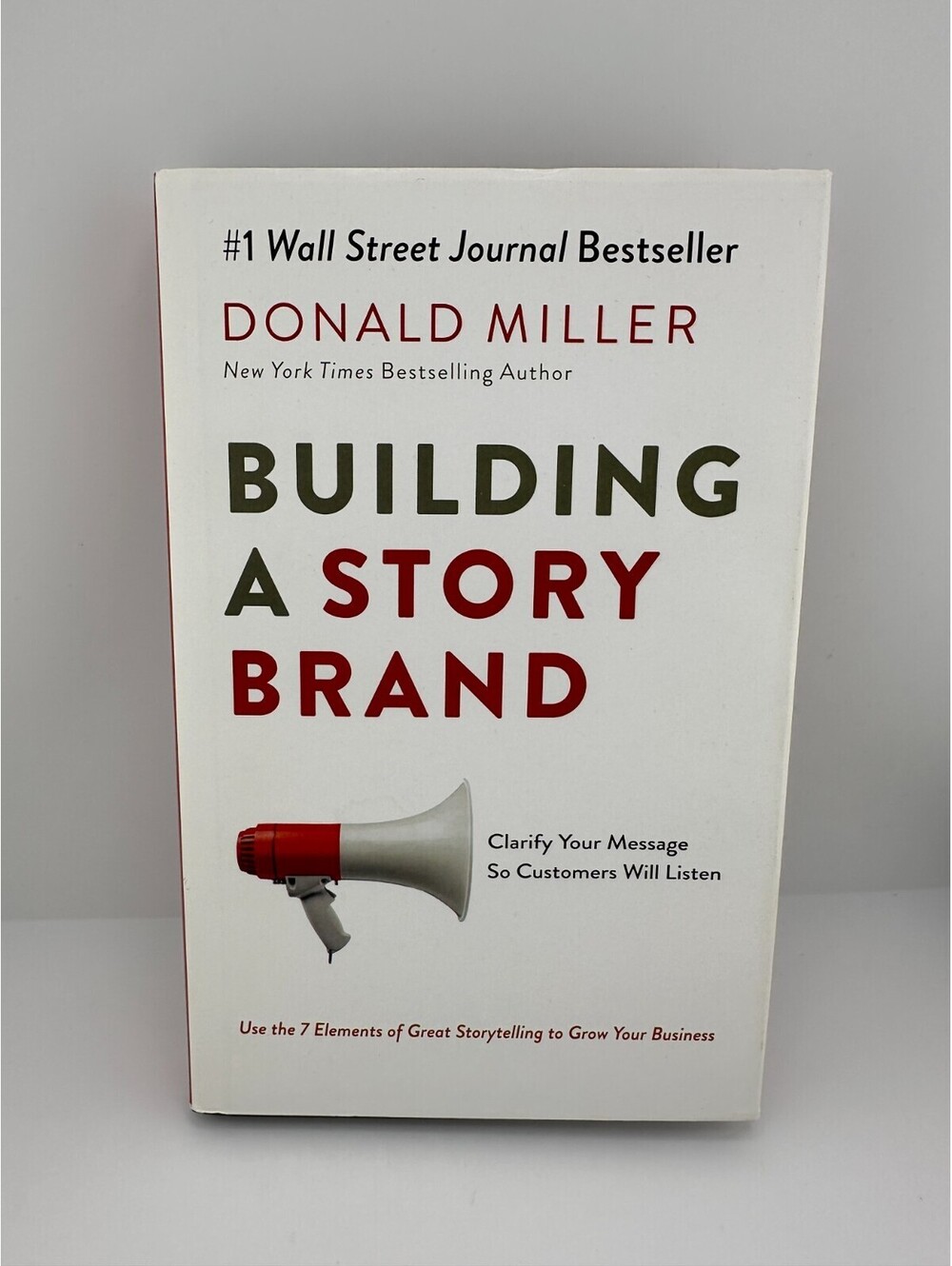 Building a StoryBrand by Donald Miller Hardcover Business Marketing Bestseller